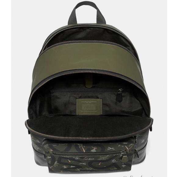 COACH Keith Haring West Backpack, Blue - Picture 4 of 4